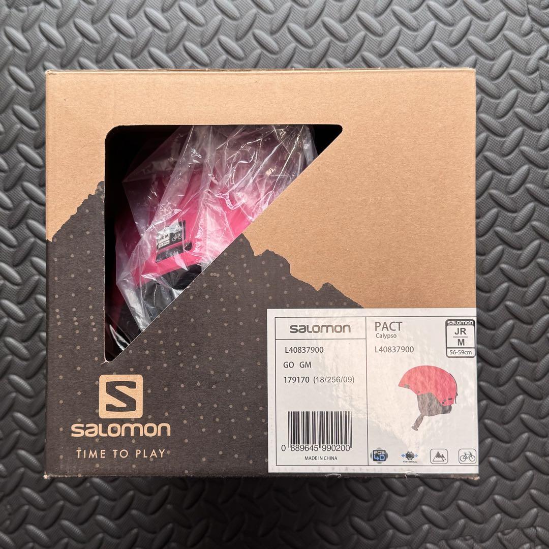 Salomon PACT JrのMサイズ ヘルメット ピンク - メルカリ