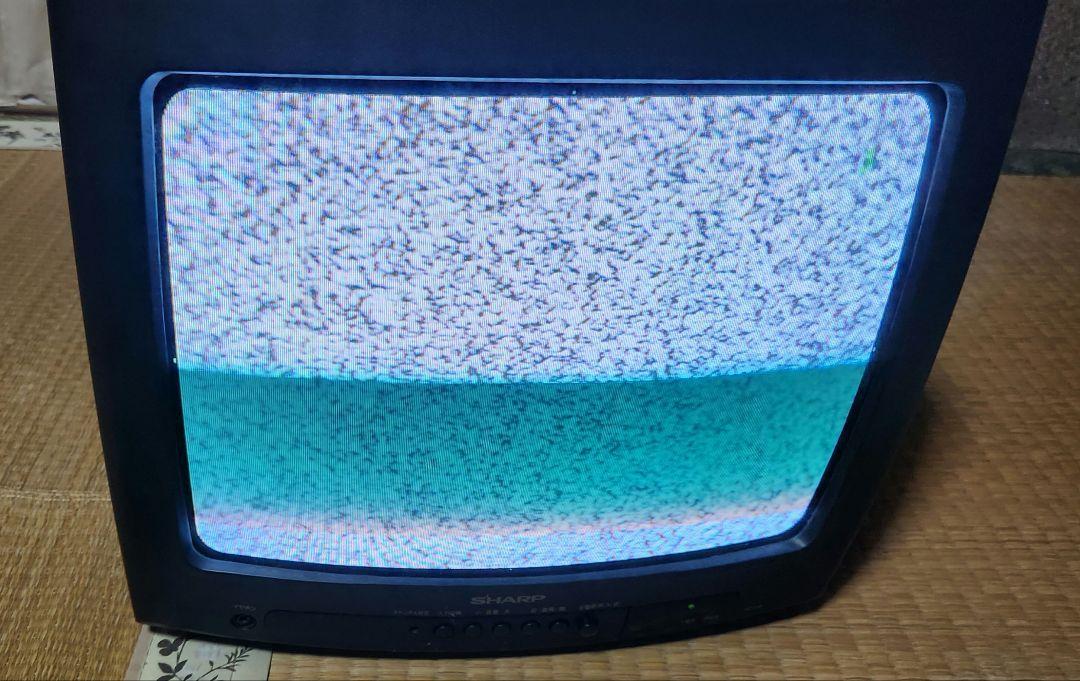 送料込み　ブラウン管 カラーテレビ　SHARP シャープ14C-L10 レトロ Yahoo!オークション - 14C-L10 シャープ 14インチ ブラウン管