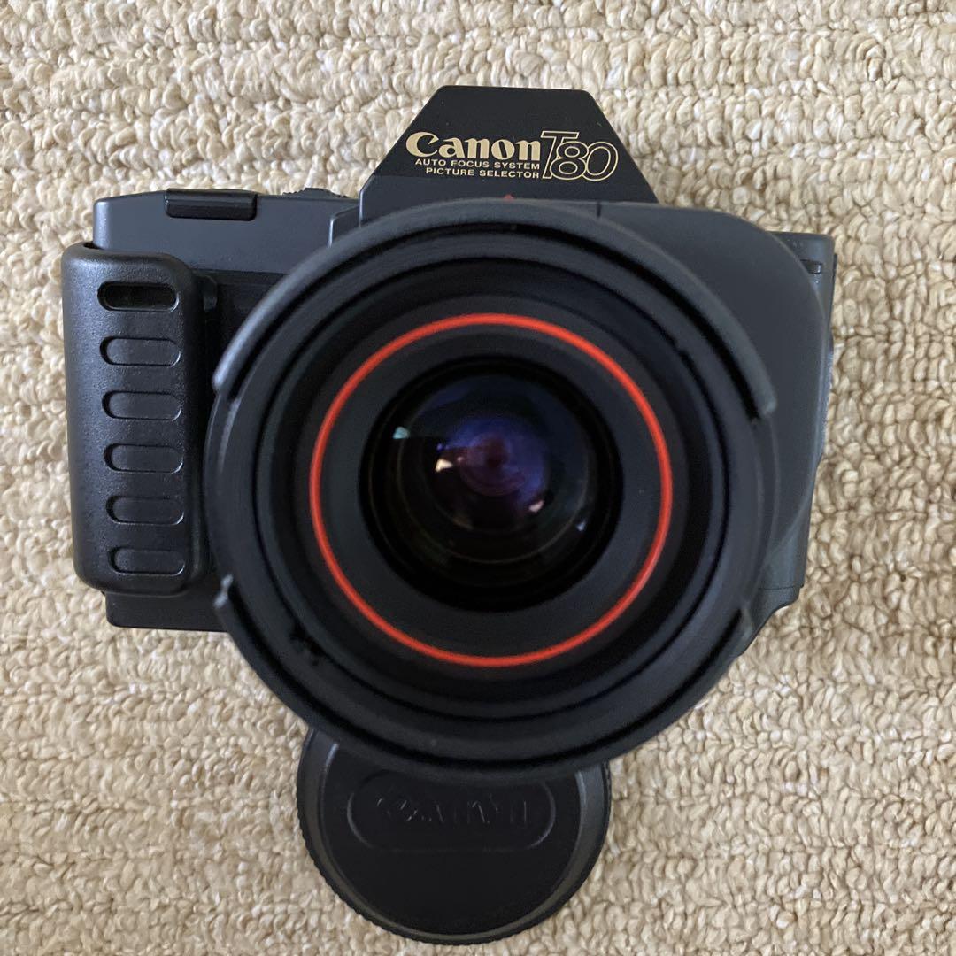 キャノンT80 キャノンAC 35-70 ズームレンズ付き　　ジャンク扱いで。
