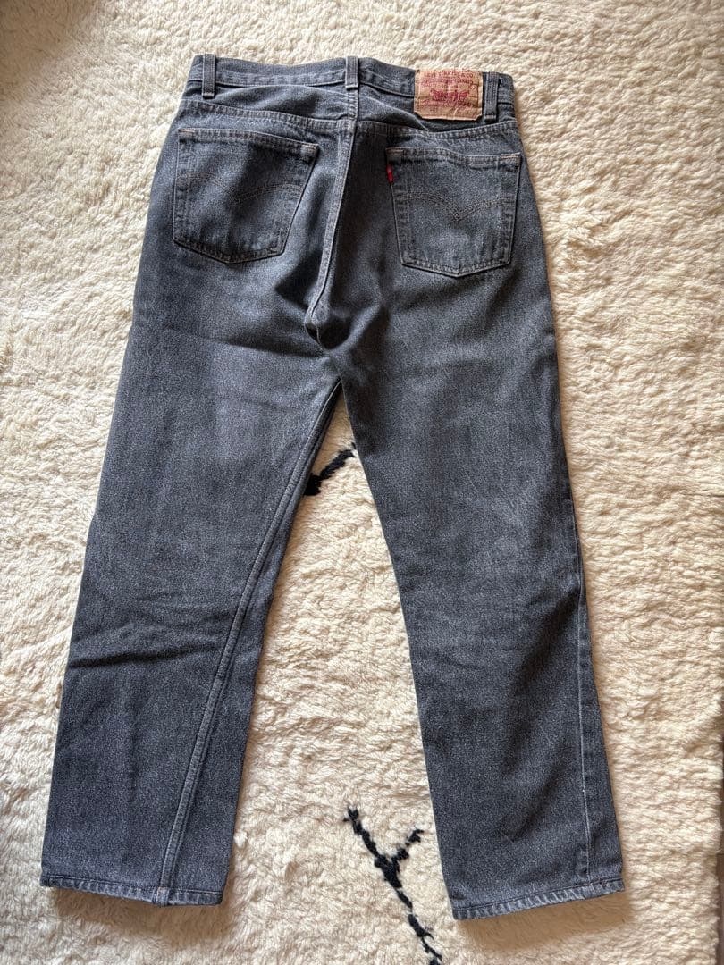 Levi's 501 ブラック　先染めw30L30