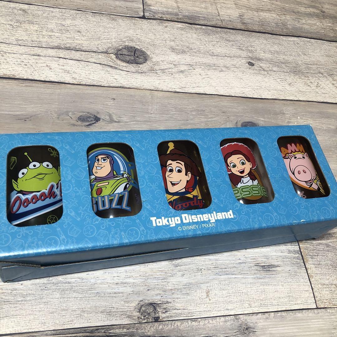 トイストーリー　TOY STORY グラス　コップ　5点セット　ディズニーランド