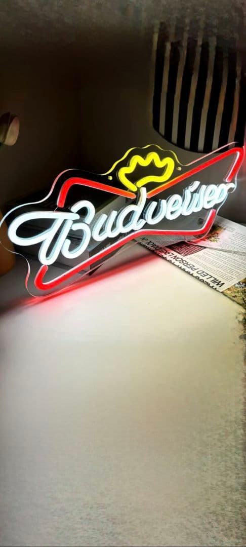 新品最安値 バドワイザー ライト LED ネオンサイン アメリカン雑貨