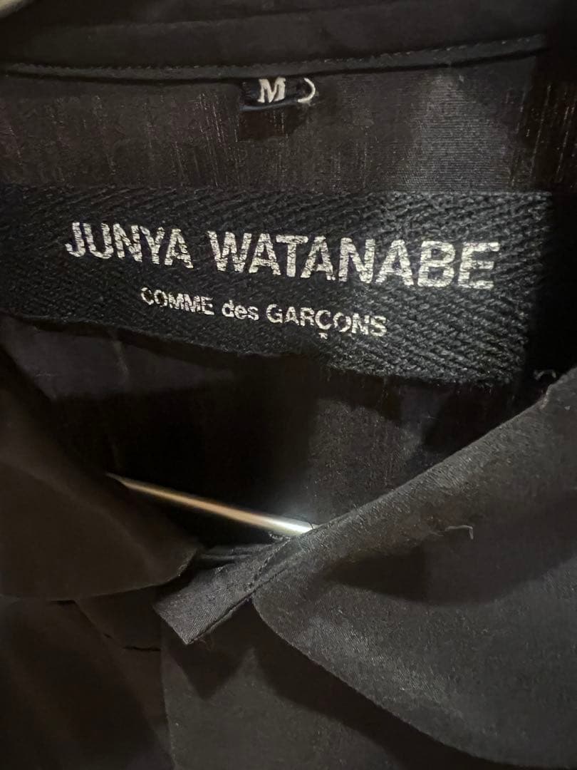 ジュンヤワタナベコムデギャルソン ブラック 花デザイン　シャツ ジュンヤワタナベ コムデギャルソンJUNYA WATANABE COMME des GARCONS
