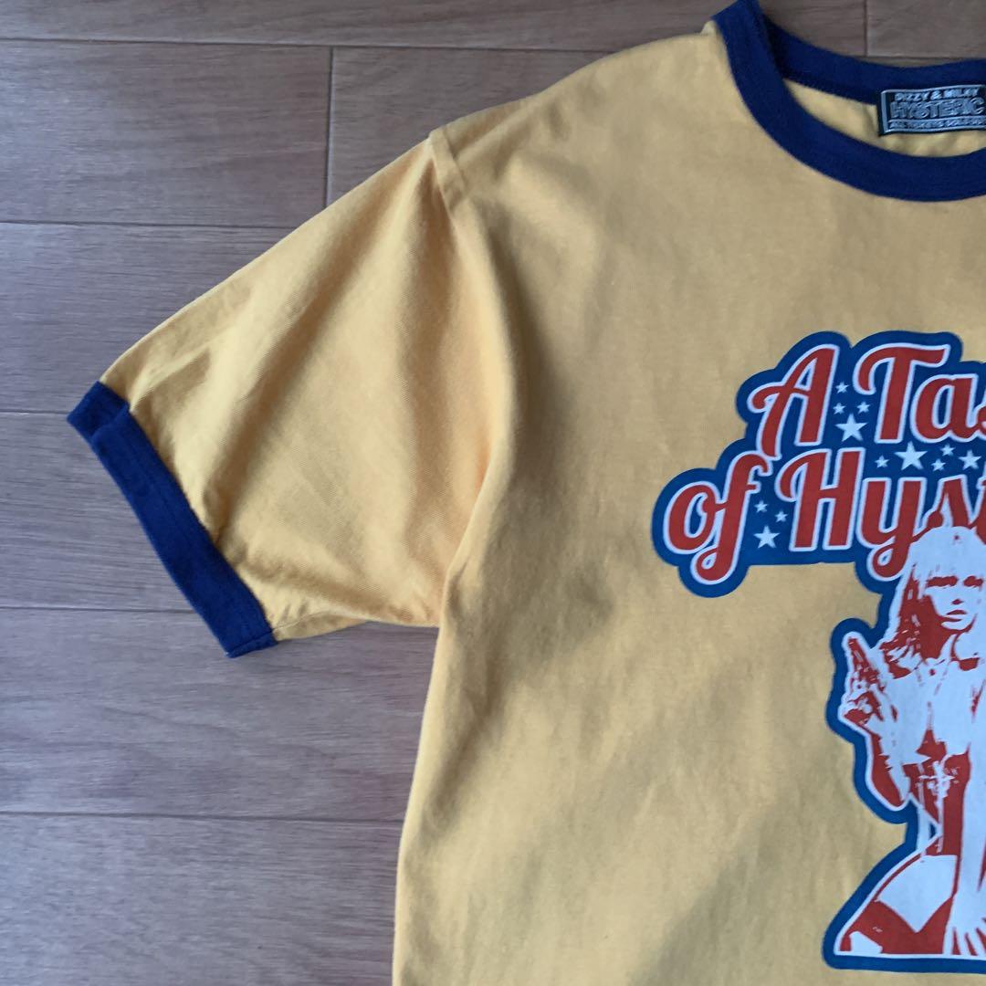 HYSTERIC GLAMOUR ヒスガール リンガーTシャツ かいあん着用