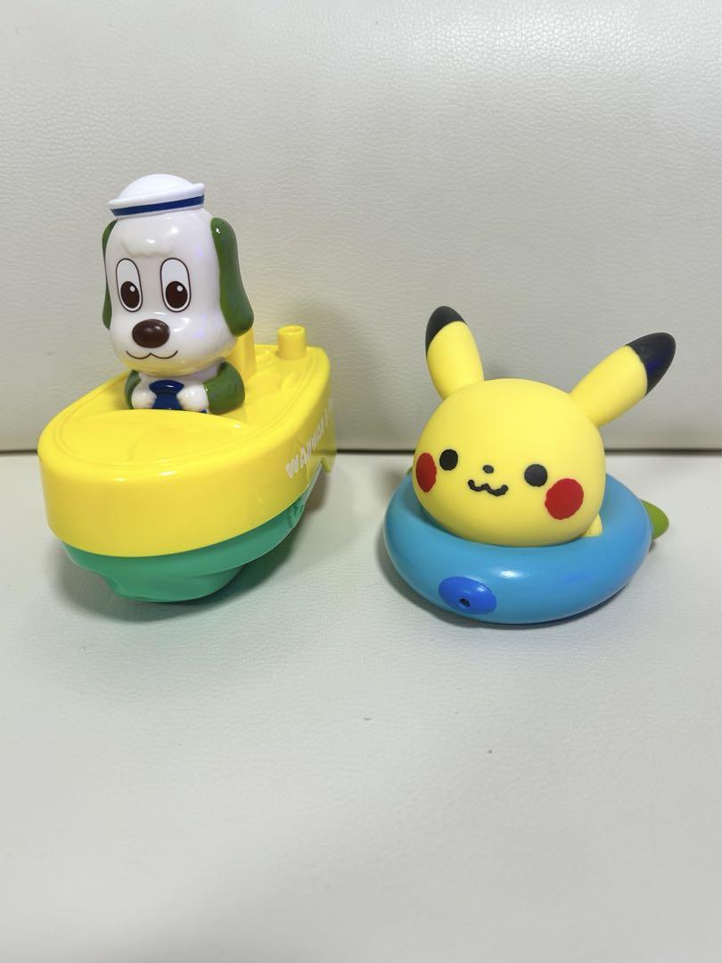 ワンワンぷかぷかボート　ピカチュウのみずでっぽう