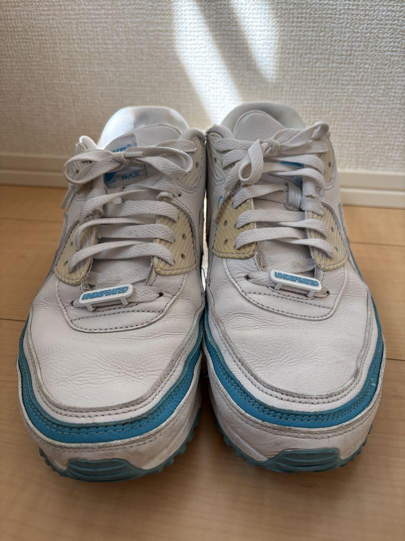 靴 Nike AirMax 90Undefeated White Blue Fury