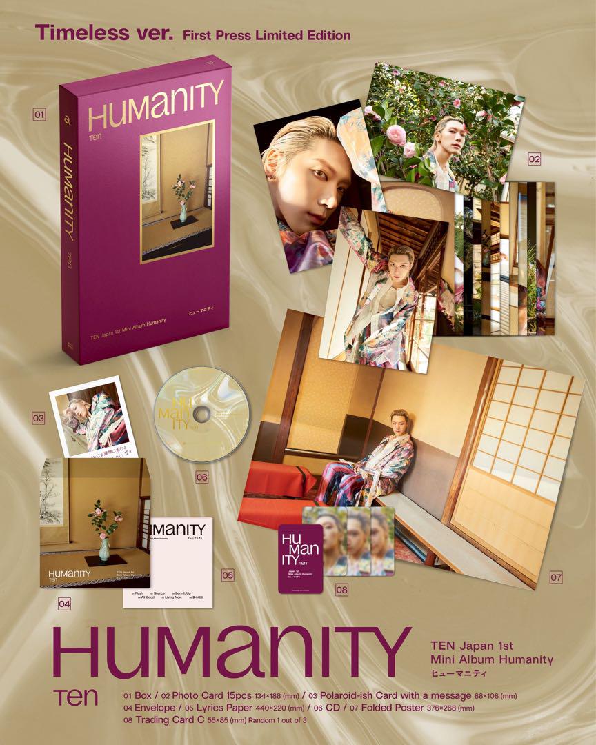 【ワケあり】 TEN『Humanity』 5形態コンプリートセット ワケあり】 TEN『Humanity』 5形態コンプリートセット K-POP・アジア