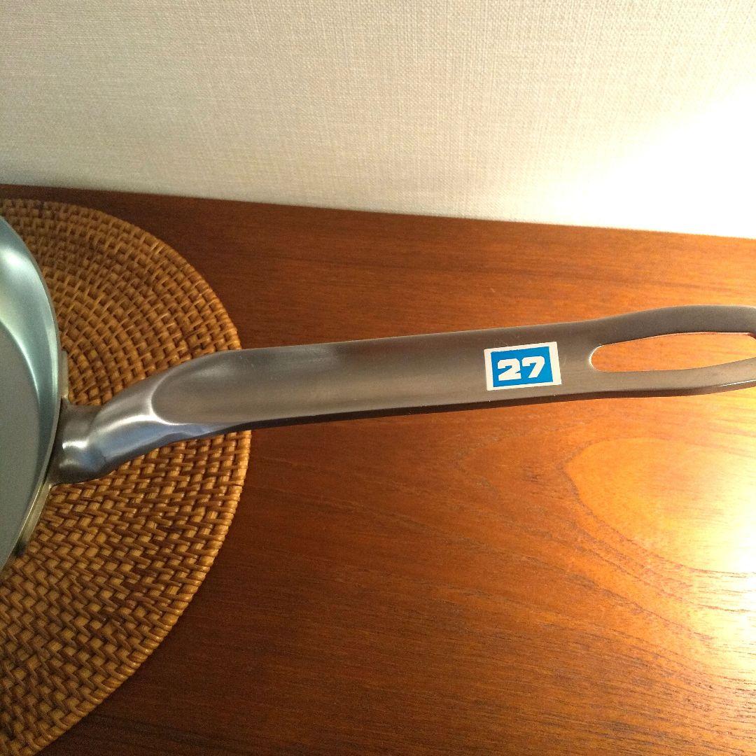 新品　業務用プロユースの名品　遠藤商事　スーパーデンジ　口径27㎝　フライパン