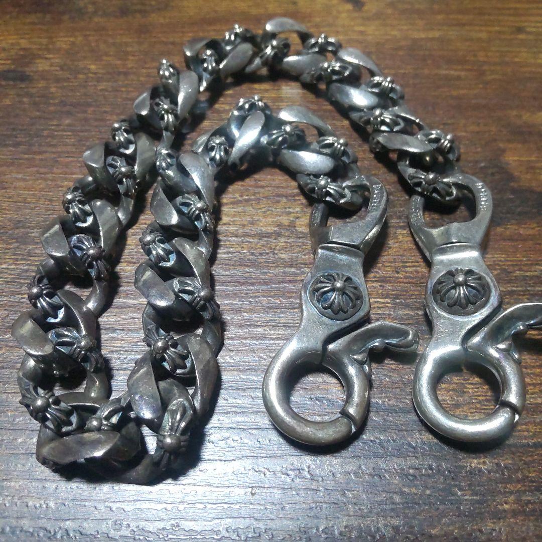 305g極上silver925ダブルクリップウォレットチェーンシルバー925 305g極上silver925ダブルクリップウォレットチェーンシルバー925