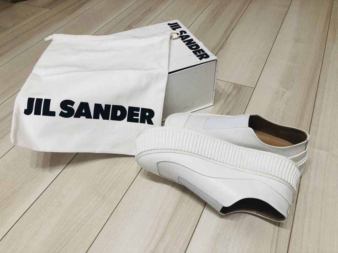 直営店☆JIL SANDER☆ 厚底 無地 プラットフォーム スリッポン org.jpg
