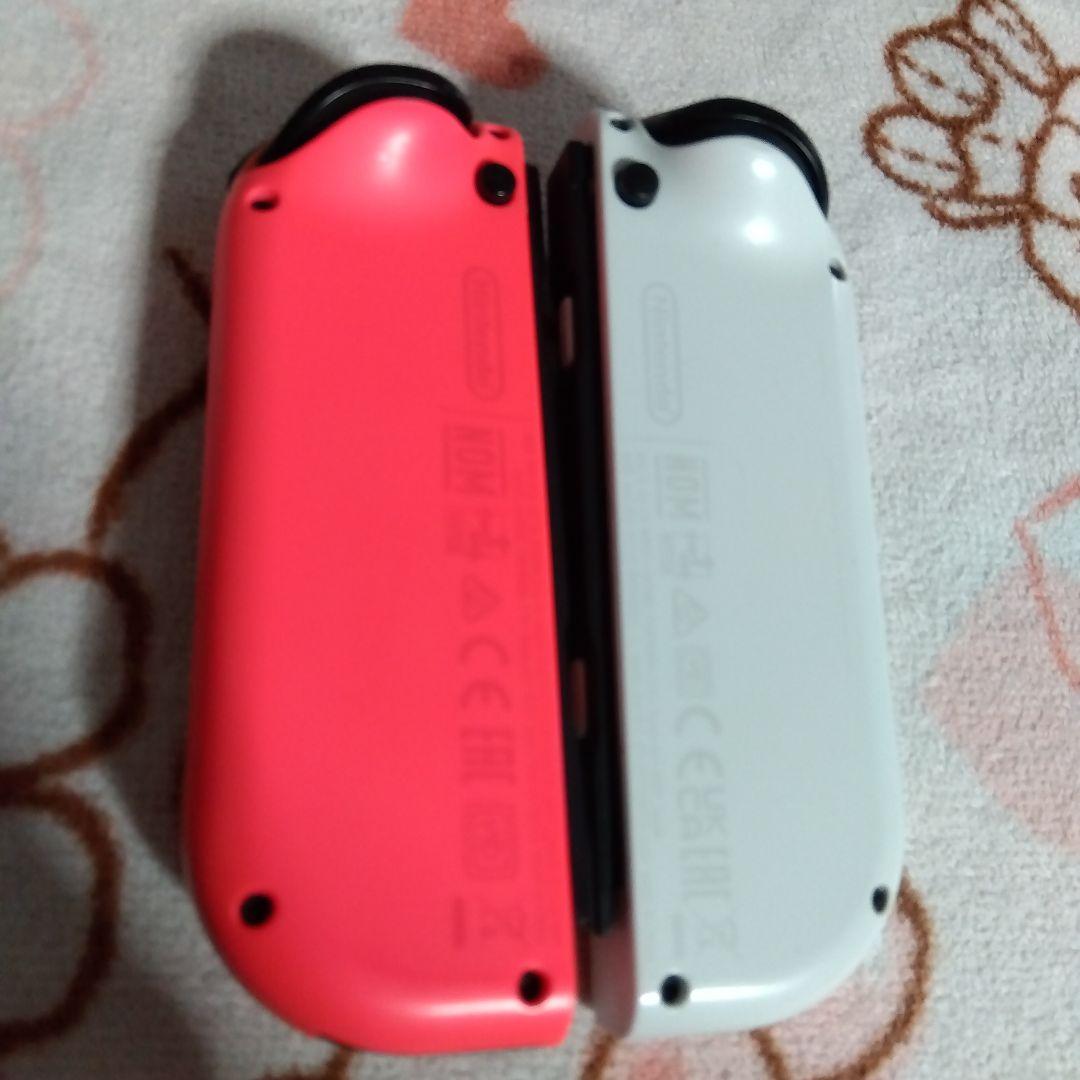 【極美品】完全動作品　ジョイコン　純正　セット　白　ネオンピンク