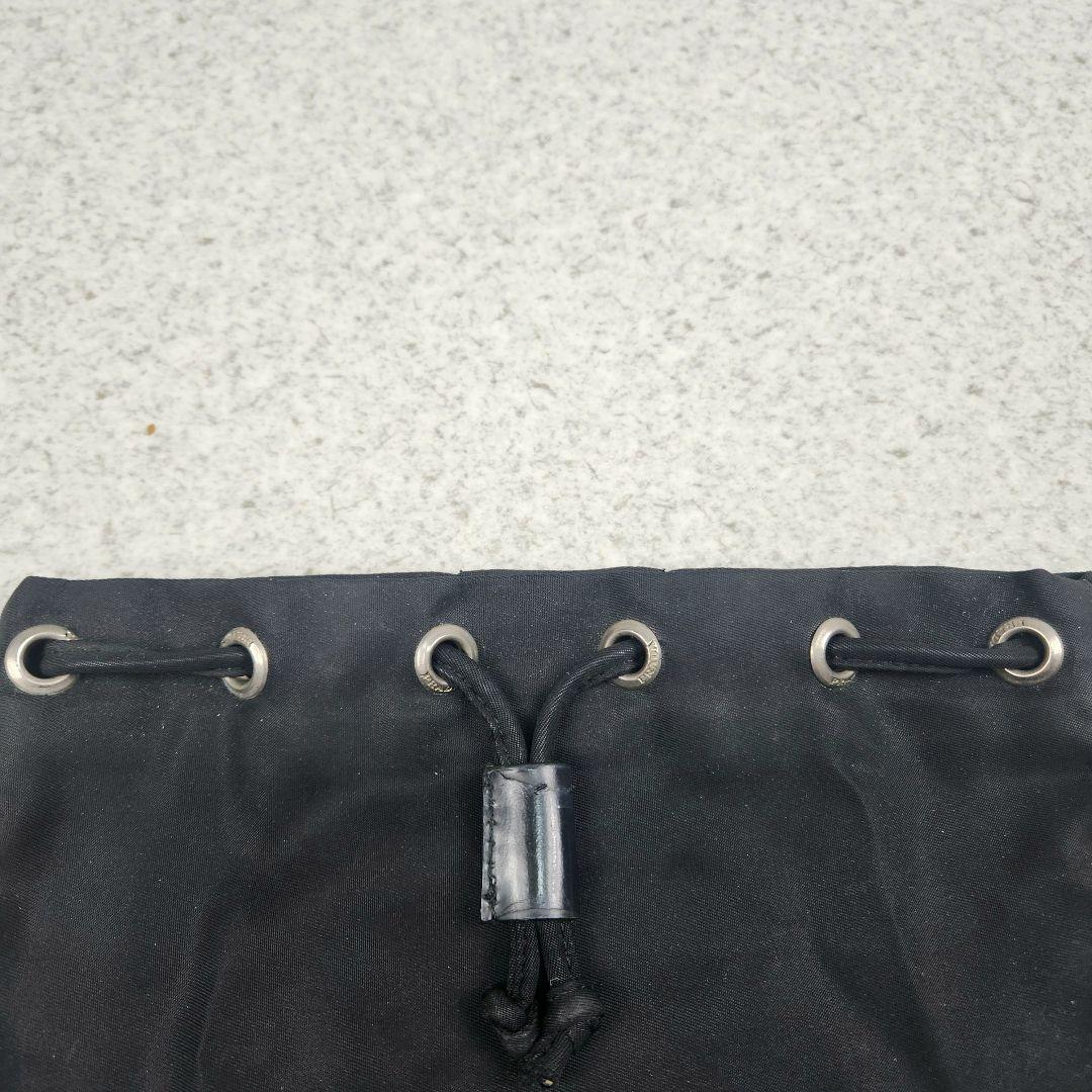 美品✨正規品 PRADA】 巾着バッグ ポーチ サフィアーノレザー