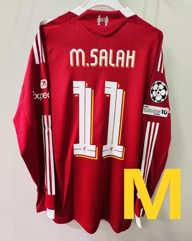 【新品】リバプール FC M.SALAH 11 番ホーム長袖ユニフォーム