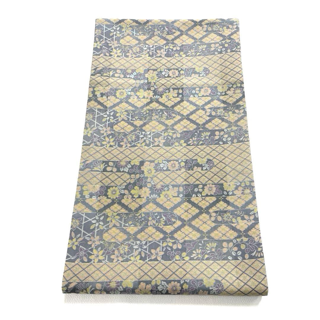 帯3261 ●高級 正絹 全通 袋帯