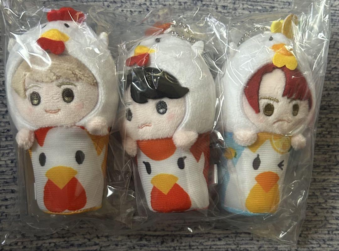 MGA なりきり！ からあげクン ぬいぐるみ キーチェーン 3種セット