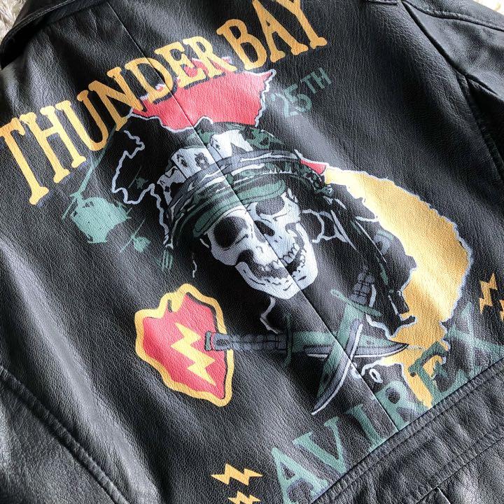 幻の逸品✨希少 アヴィレックス 90sライダースジャケット 最高級山羊革 