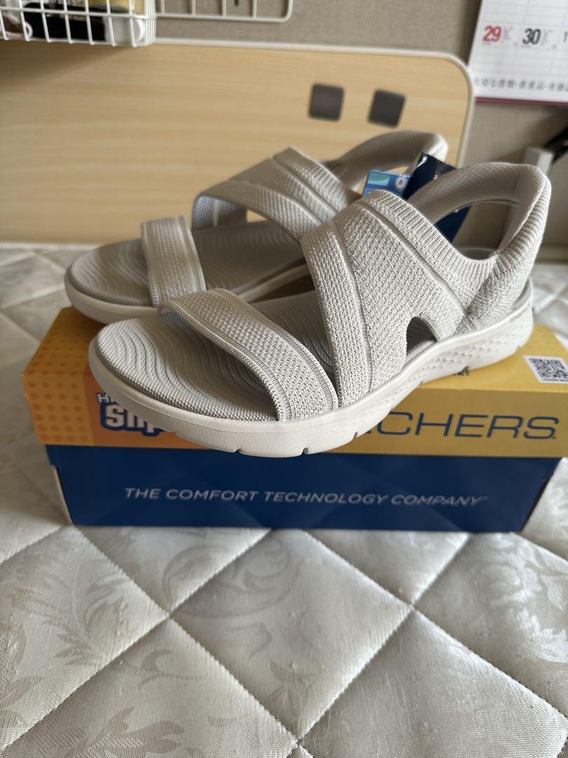 SKECHERS スポーツサンダル ナチュラル
