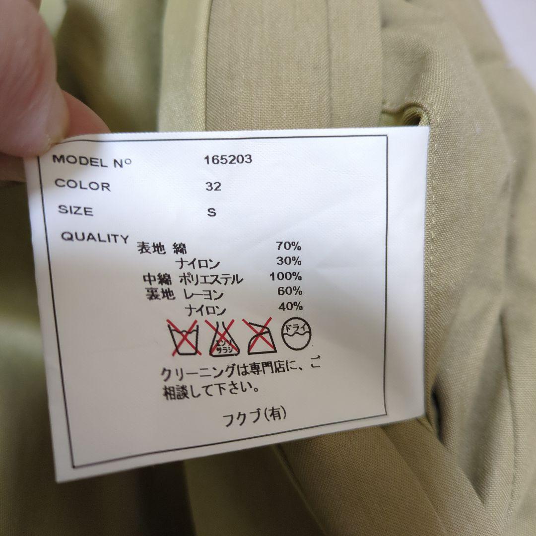 YAECA ステンカラーコート　サイズS　KHAKI
