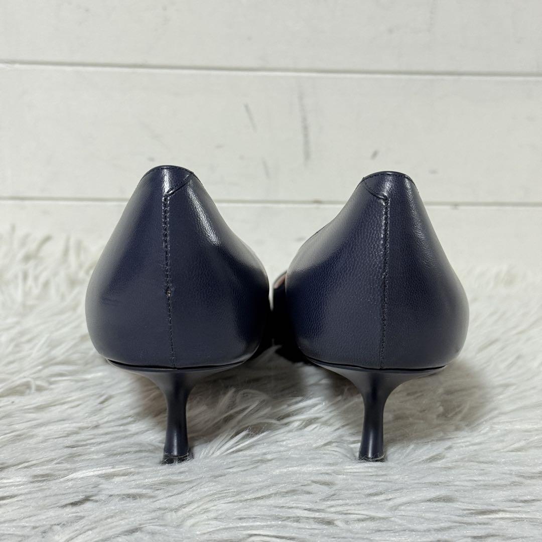 極美品✨ロジェヴィヴィエ　パンプス　ポインテッドトゥ　ネイビー　36 1/2