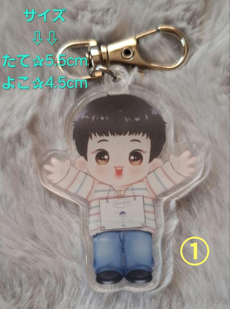 BTS♡JIN♡イラストアクリルキーホルダー