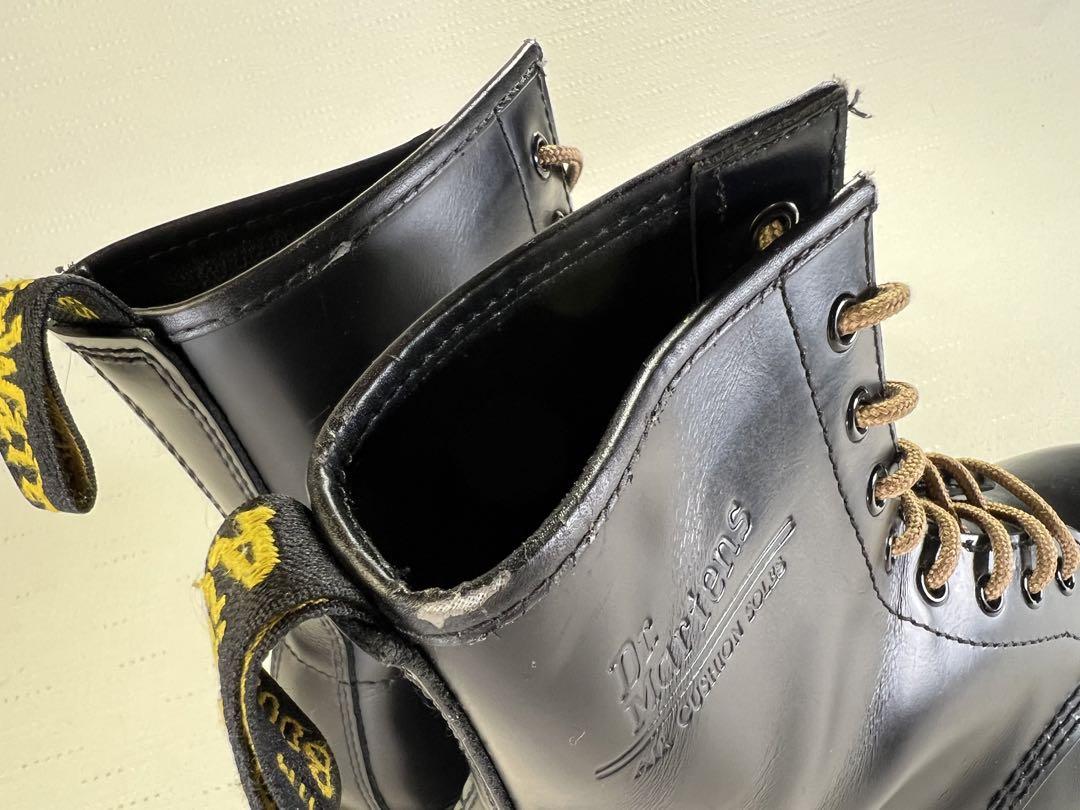 UK7_26cm Dr.Martens 8ホール 1460 ブラック マーチン