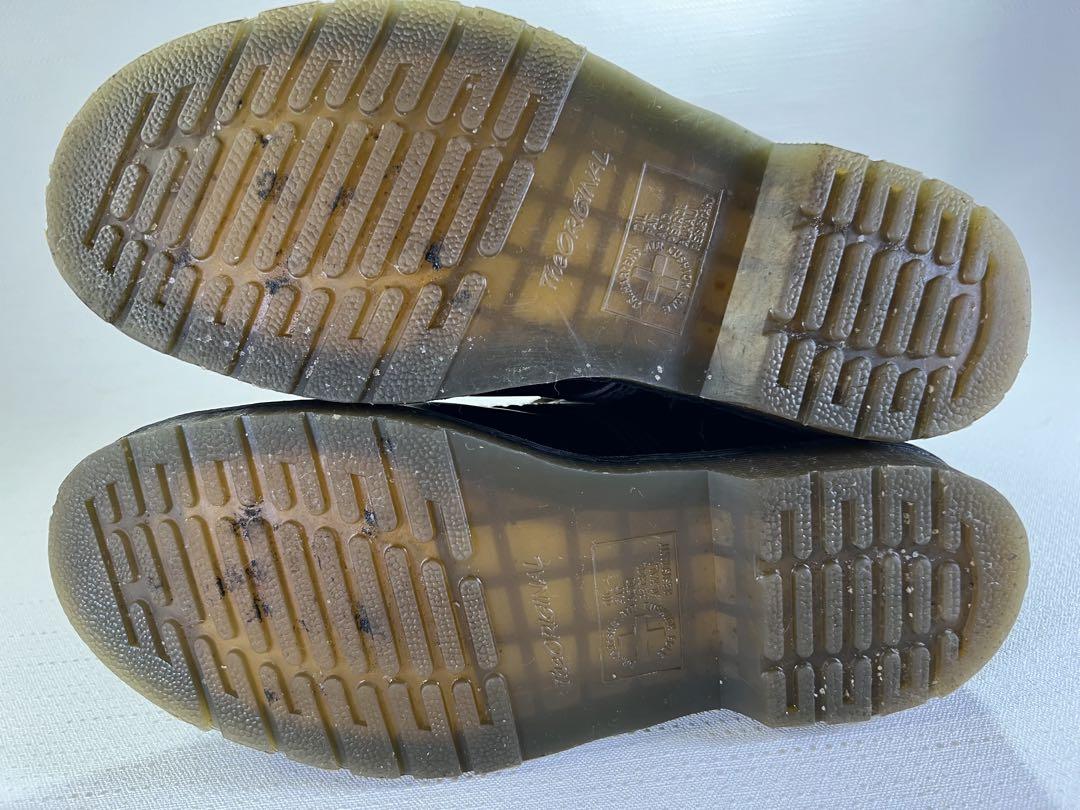 UK7_26cm Dr.Martens 8ホール 1460 ブラック マーチン