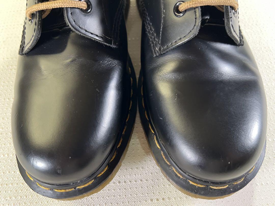 UK7_26cm Dr.Martens 8ホール 1460 ブラック マーチン