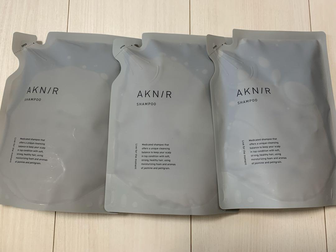 AKNIR シャンプー 3個セット リフィル