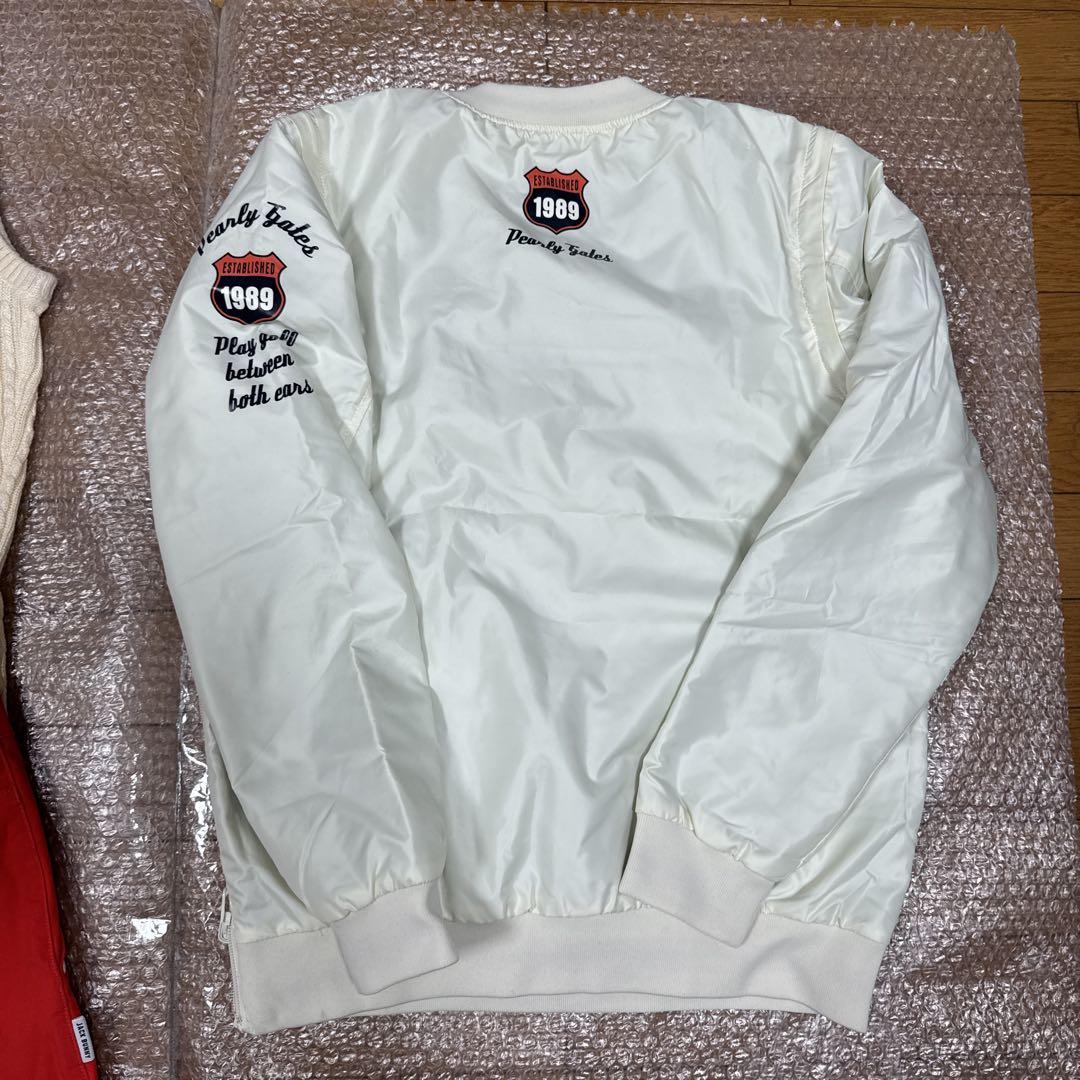 PEARLY GATESゴルフロゴプリントリバーシブルスニードサイズ1超美品
