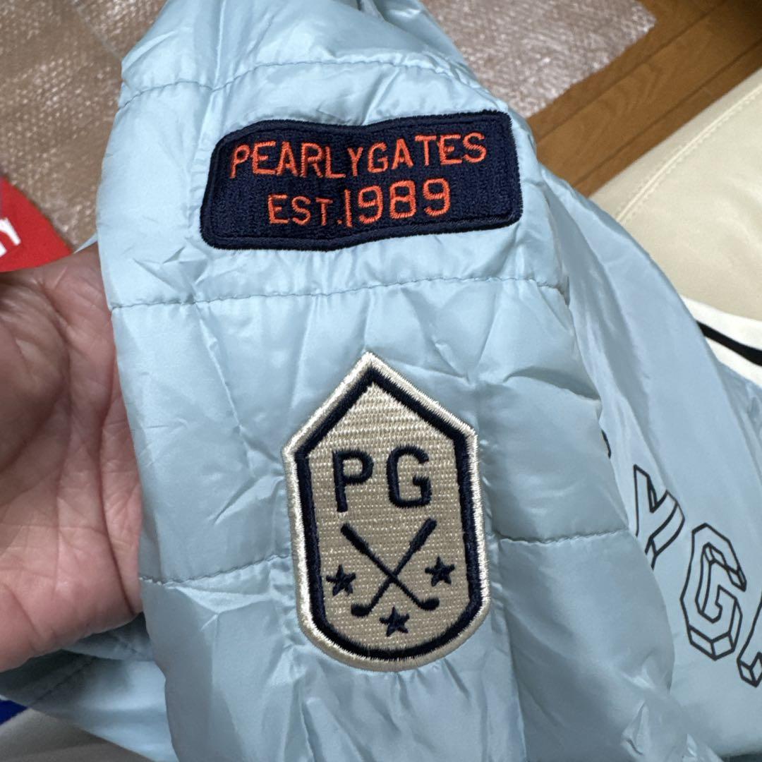 PEARLY GATESゴルフロゴプリントリバーシブルスニードサイズ1超美品