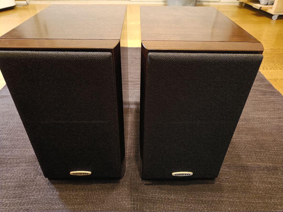 ONKYO D-102AX 　スピーカー リアルウッド突板　エッジ交換済み ONKYO D-102AX スピーカー リアルウッド突板 エッジ交換済み