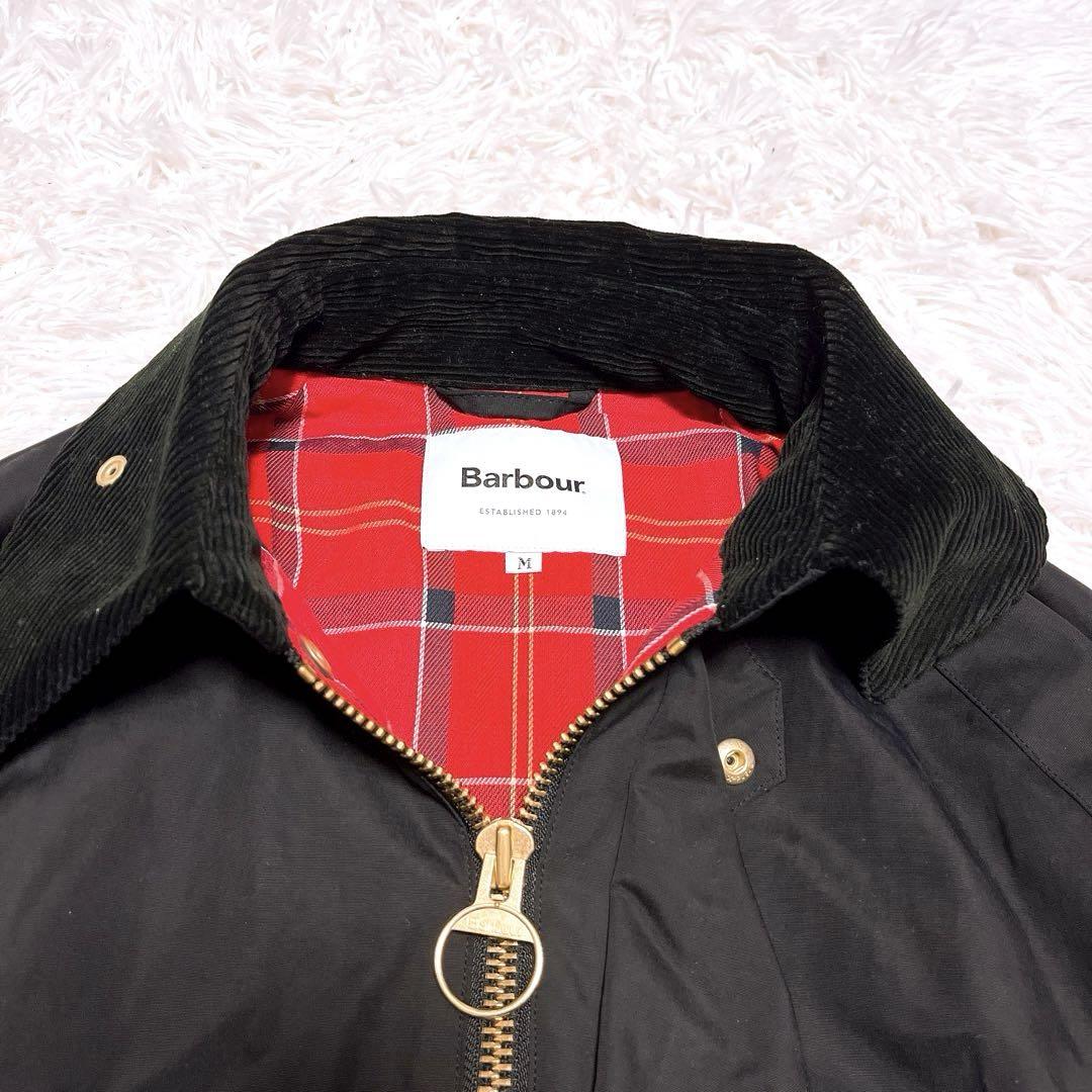 フレームワーク BARBOUR オーバーサイズ コート 黒 チェック バブアー