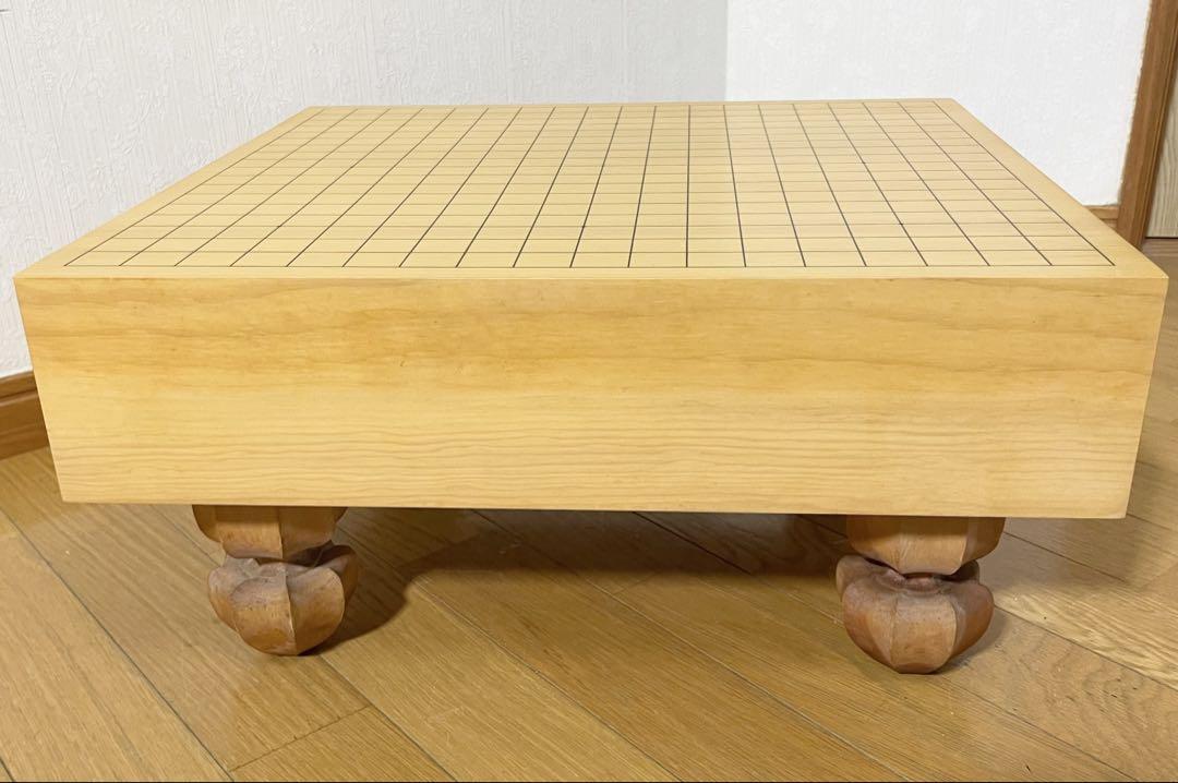 美品 囲碁盤 へそあり 高さ24.9㎝ 厚さ12.9㎝