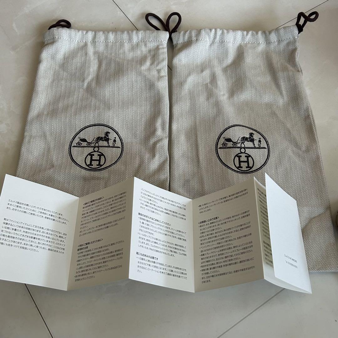 エルメス　サイズ38 hermes ブルーピネード　フォック60