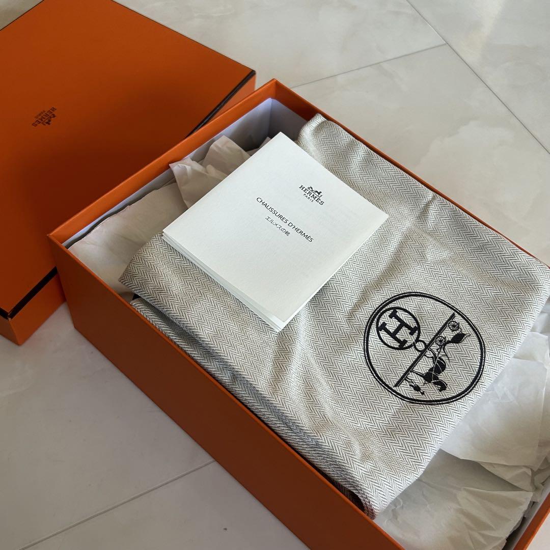 エルメス サイズ38 hermes ブルーピネード フォック60