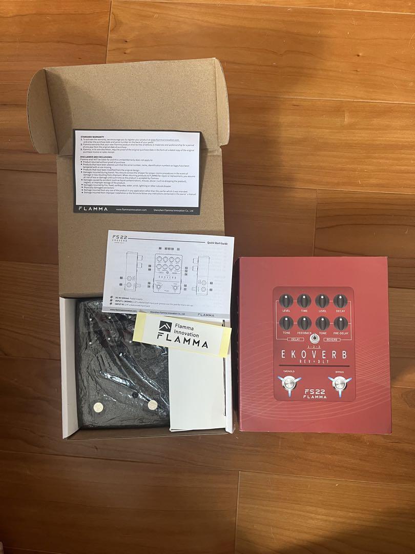 FLAMMA EKOVERB FS22 リバーブ ディレイ エフェクター ギター