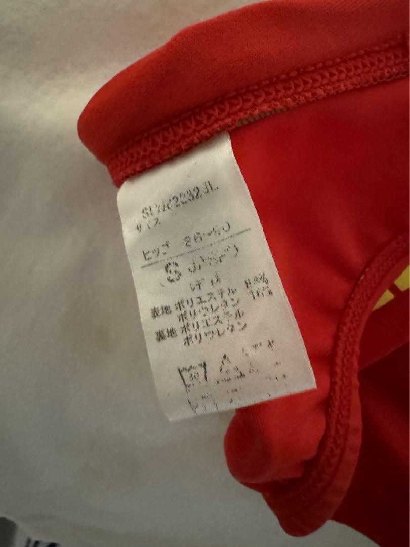 Speedo 赤 ビキニ 水着 JLA認定