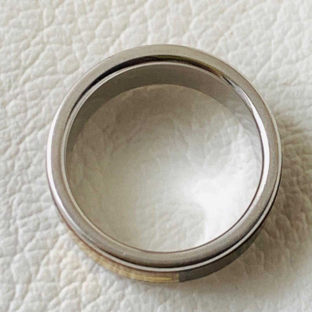 美品 バーバリー ノバチェック リング 指輪 11号 silver