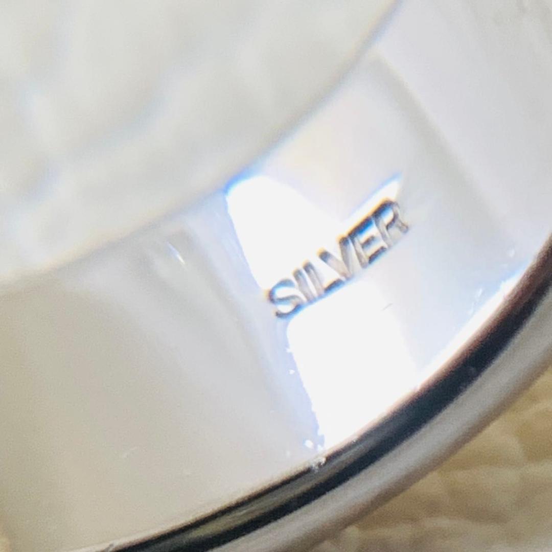美品 バーバリー ノバチェック リング 指輪 11号 silver
