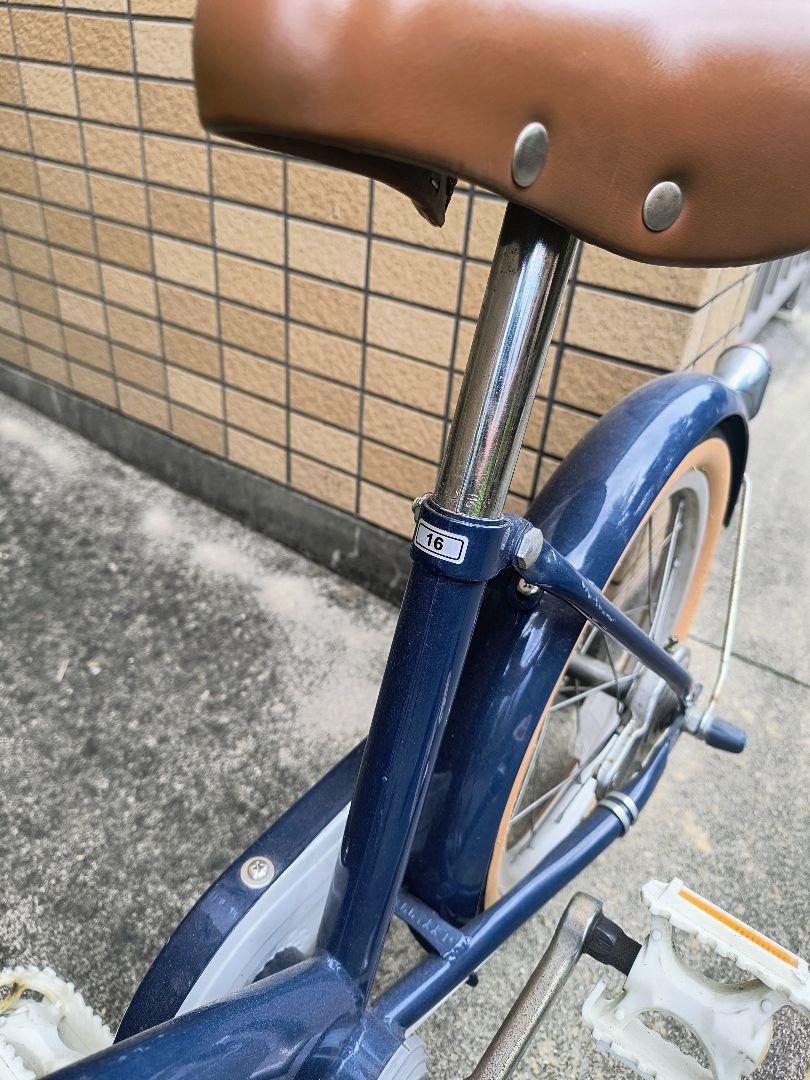 【名古屋市引取限定】CLARK 子供用自転車 ネイビー 16インチ 補助輪有り 名古屋市引取限定】CLARK 子供用自転車 ネイビー 16インチ 補助