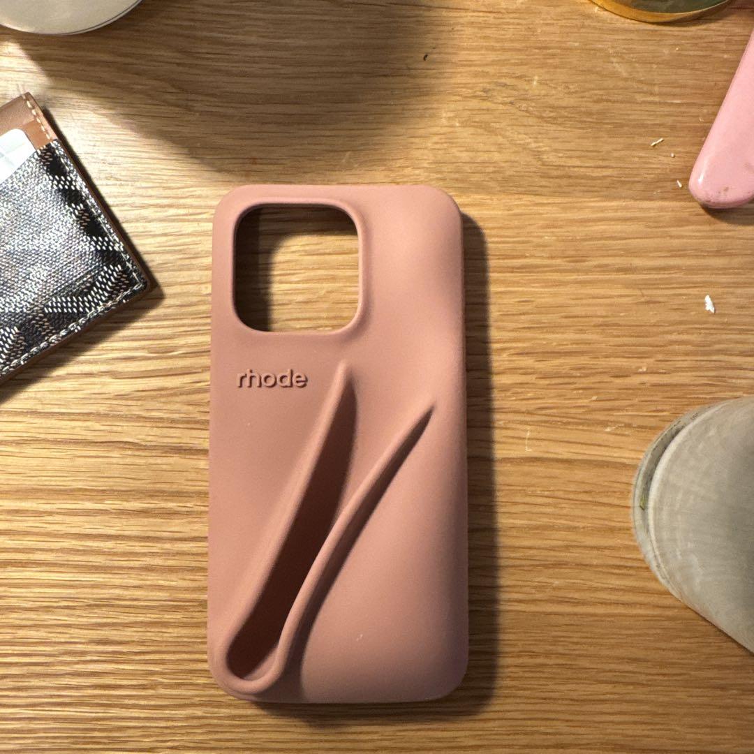 Rnode ピンク シリコン iPhoneケース