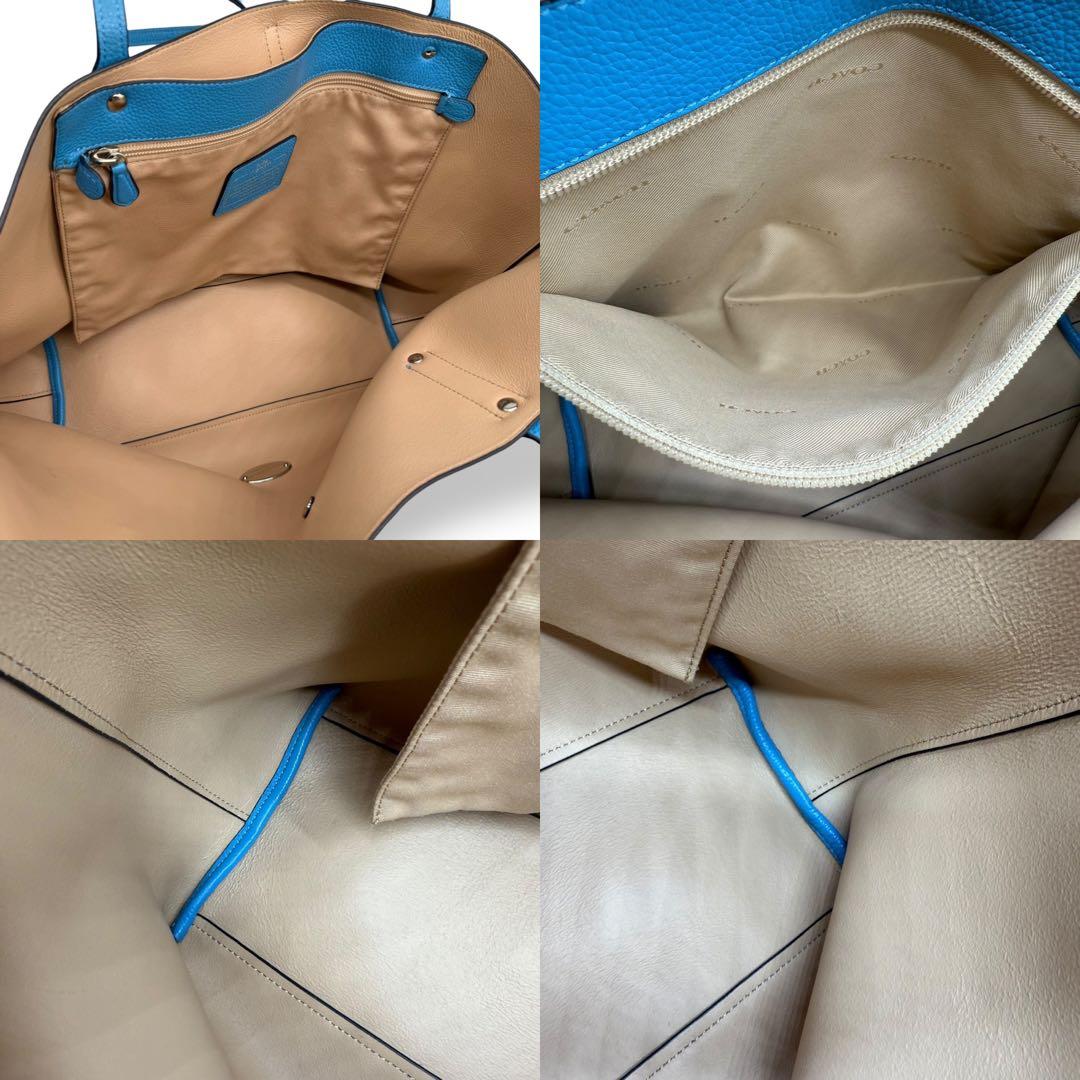 【希少カラー・良品】COACH コーチ トートバッグ ターンロック A4収納可能