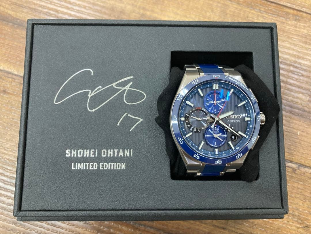 【未使用品】50-50達成記念セイコーアストロンSBXC165大谷翔平モデル 【未使用品】50-50達成記念セイコーアストロンSBXC165大谷翔平モデル