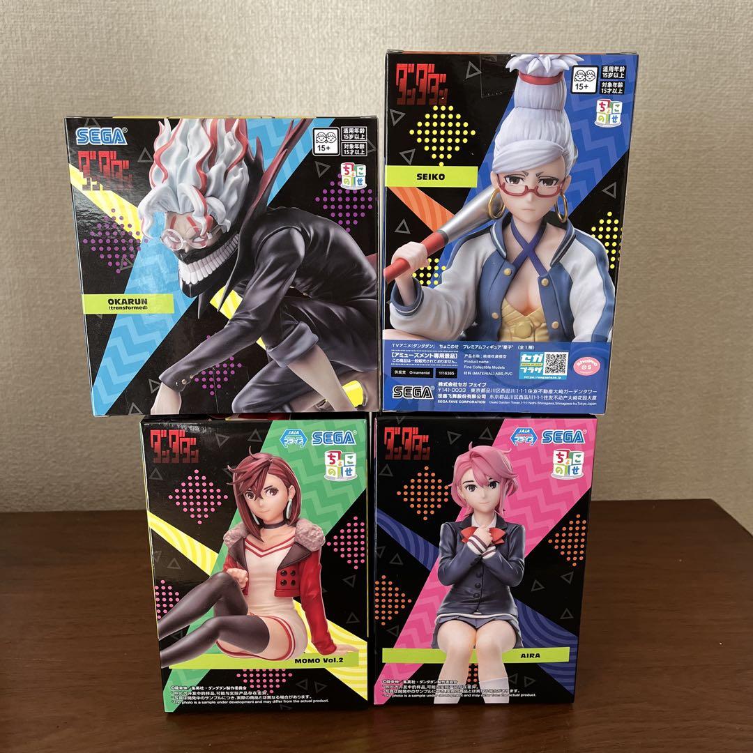 ダンダダン　ちょこのせ　フィギュアセット 5体 TVアニメ『ダンダダン』よりセガの“ちょこのせ”にて「モモ