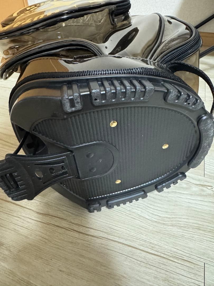 MUTA MARINE 透明キャディバッグ ブラックゴールド MUTA MARINE 透明キャディバッグ ブラックゴールド