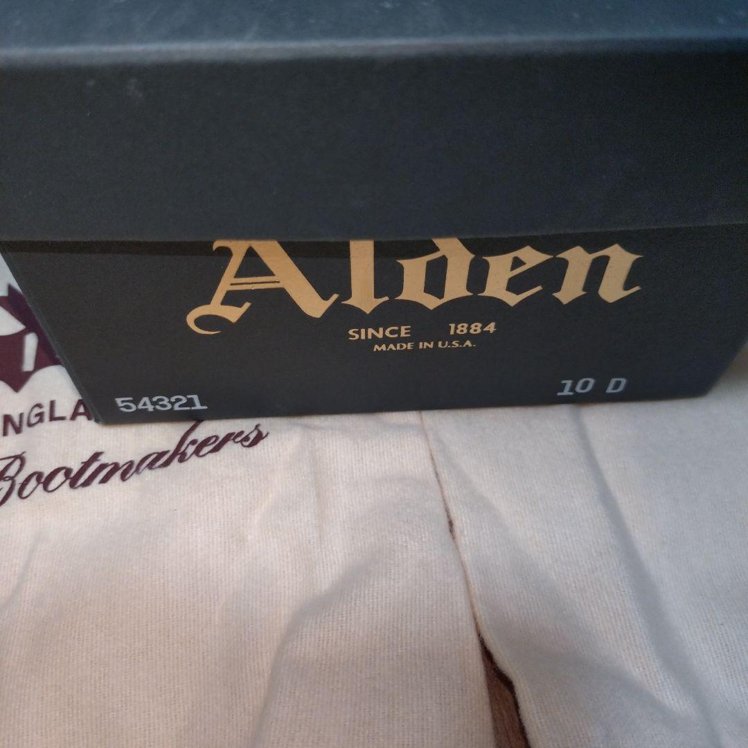 Alden　オールデン　54321  10D 箱、靴袋、純正靴クリーム付