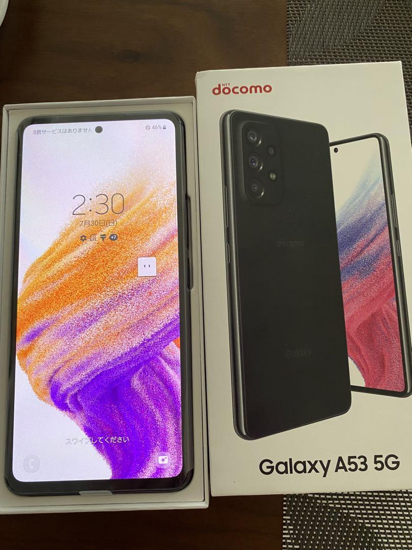 特販 Galaxy A53 5G オーサムブラック 128 GB docomo スマートフォン