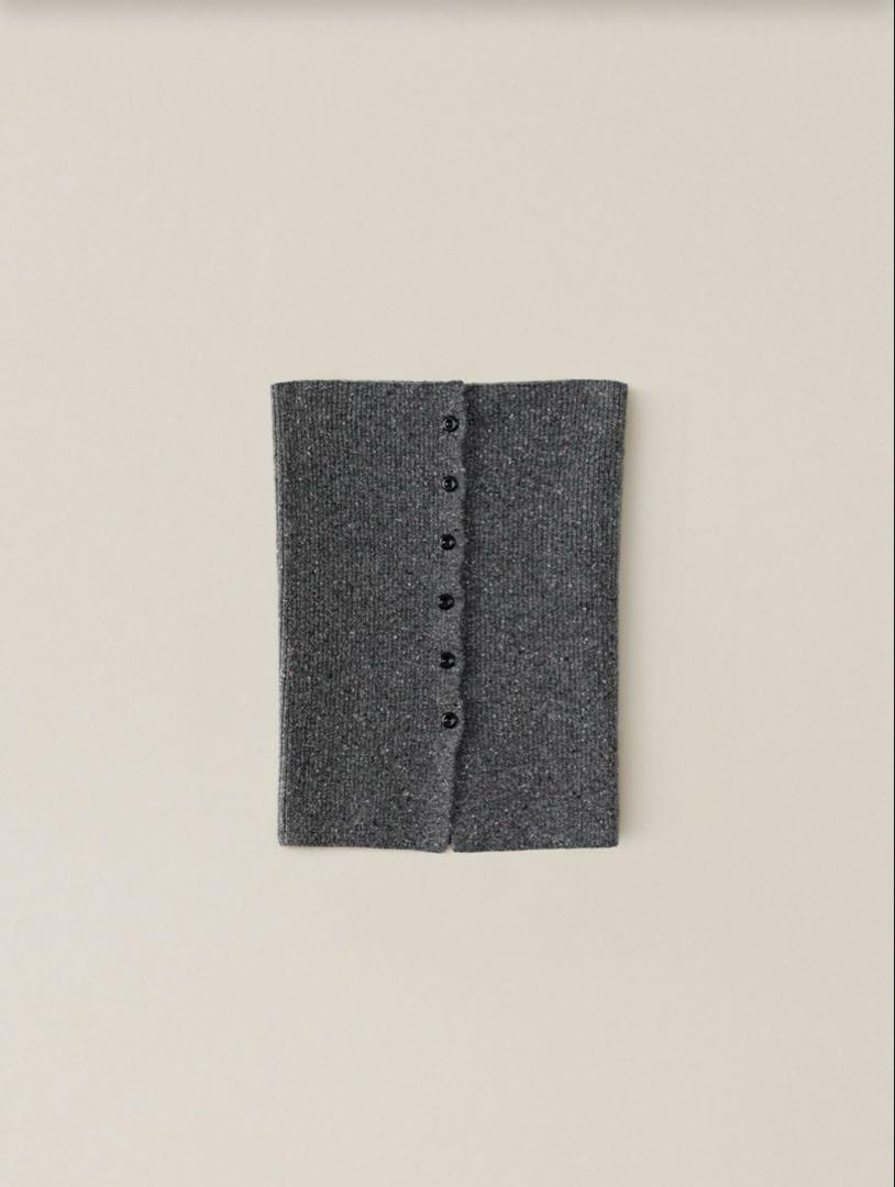 OHOTORO mixed tube knit mocha