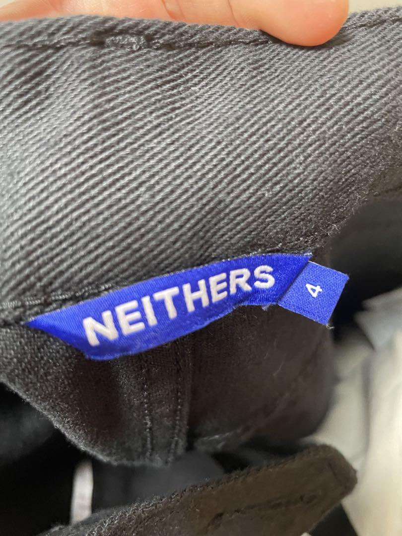 Neithers 2tuck wide twill pants ワイドパンツ 画像4
