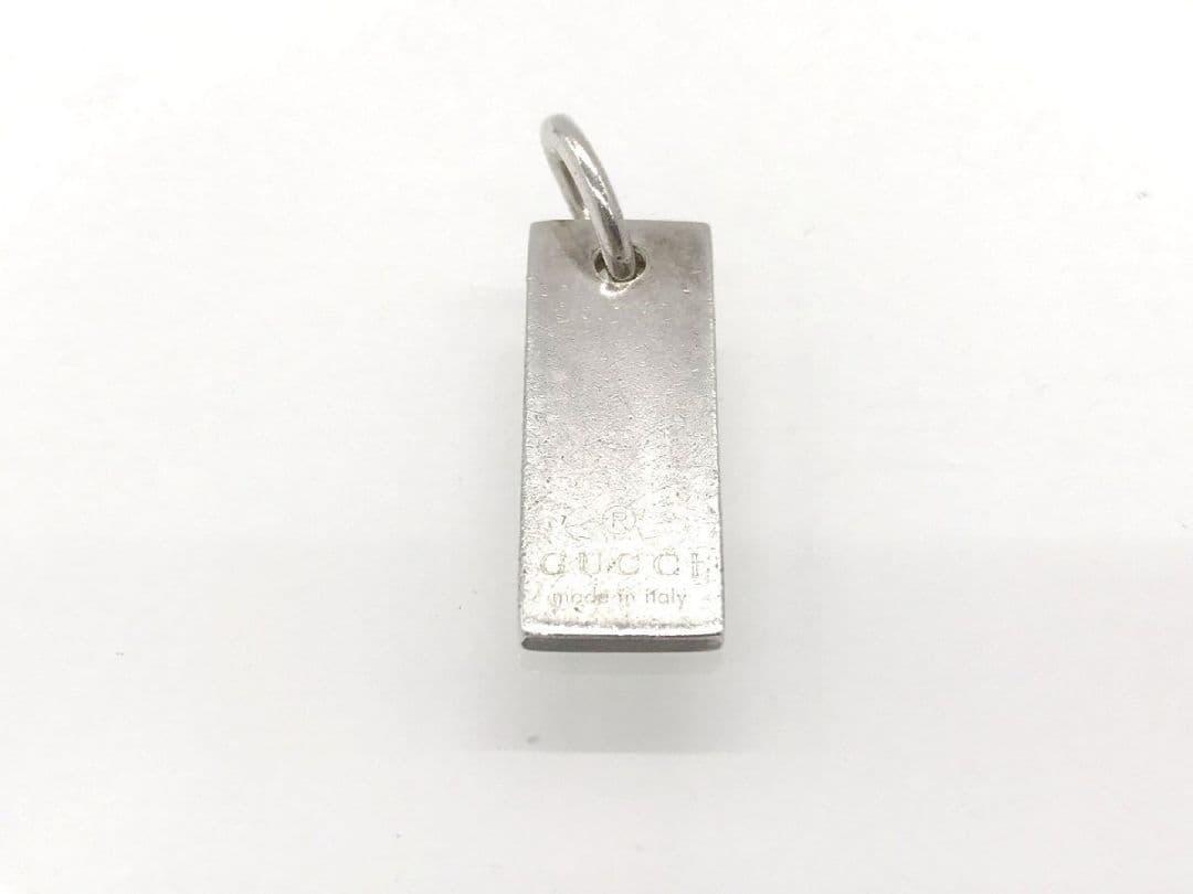 グッチ GUCCI プレート ネックレストップ 銀製925 スターリングシルバー